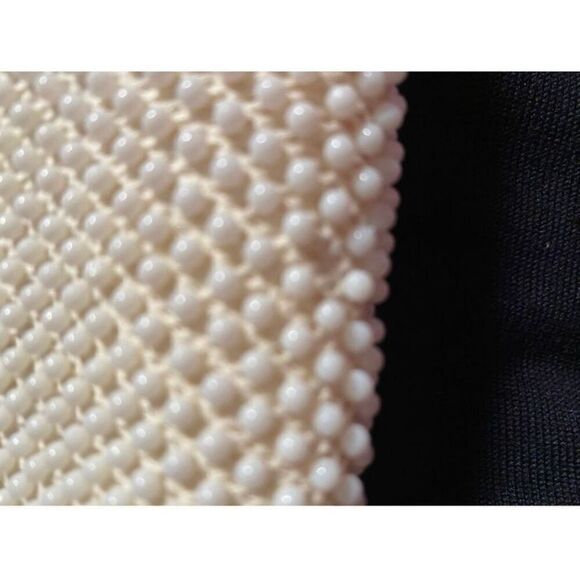 Richere Walborg vintage 60s beaded white purse evening bag - Picture 7 of 8